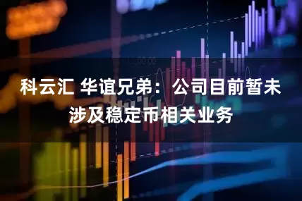科云汇 华谊兄弟：公司目前暂未涉及稳定币相关业务